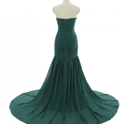 The Green Mermaid Wedding Dress Evening Dress In..