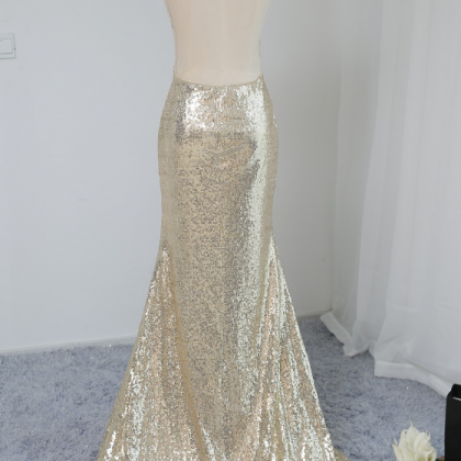 Champagne Foil Perspective Party Dress Mother..