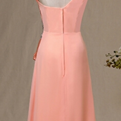 Pretty One-shoulder Prom Dress,elegant Long Prom..
