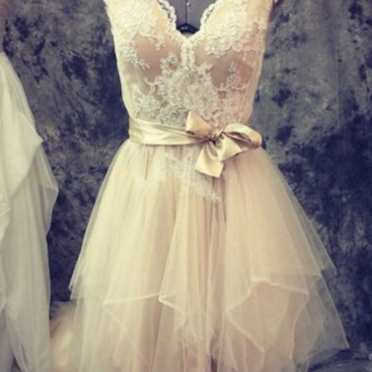 Lace Pretty Homecoming Dress,short Prom..
