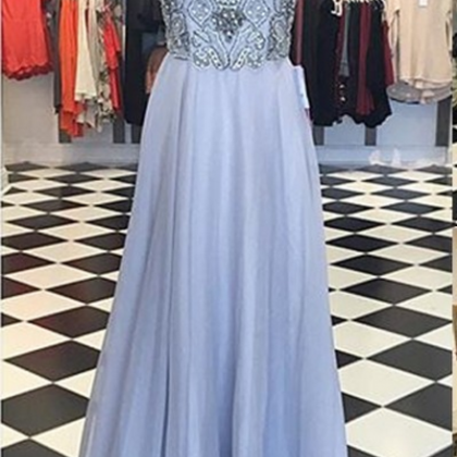 Sexy Prom Dress,chiffon Prom Dress,elegant Beaded..