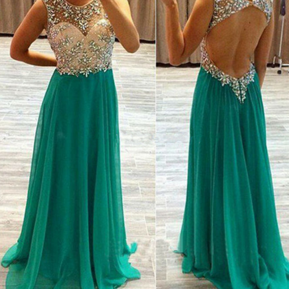 Beading Prom Dress,prom Gowns,2016 Prom Dress,long..
