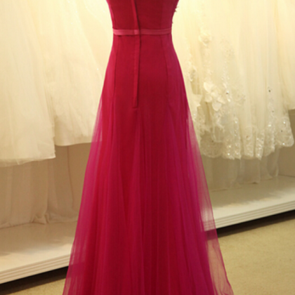 Purple Prom Dresses, Lace Prom Dress, Fashion Prom..