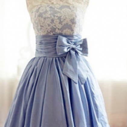 Lace Taffeta Homecoming Dress Prom Dress Short..