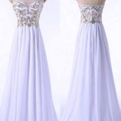Charming Prom Dress,chiffon Prom Dress ,long Prom..