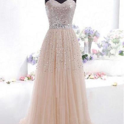 Chic Sequin Lace & Tulle Sweetheart..