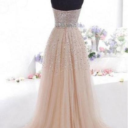 Chic Sequin Lace & Tulle Sweetheart..