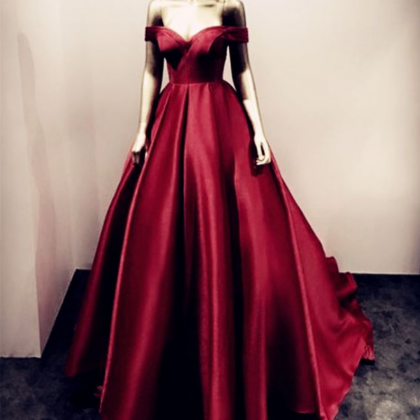 Burgundy Ball Gowns,ball Gown Prom Dress,maroon..