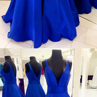 Royal Blue Prom Dresses,ball Gowns Prom Dress,long..