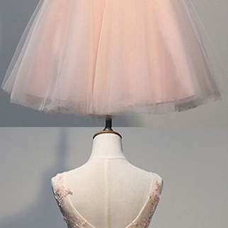 Charming Homecoming Dress,blush Pink Homecoming..