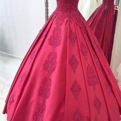 A-line Ball Gown Prom Dress , Prom Gown