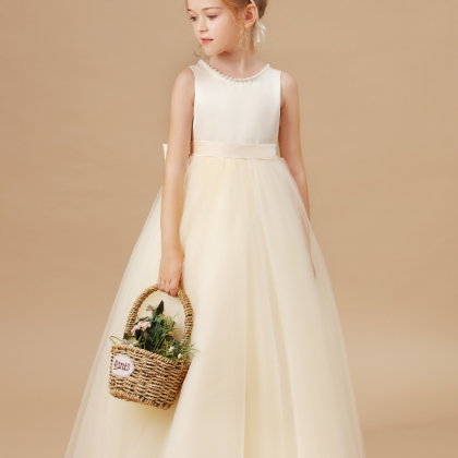 Flower Girl Dresses,kids Princess Dress Wedding..