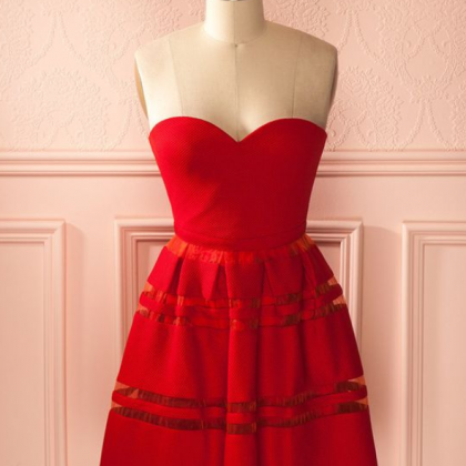 Red Prom Dress,sweetheart Prom Dress,fashion..