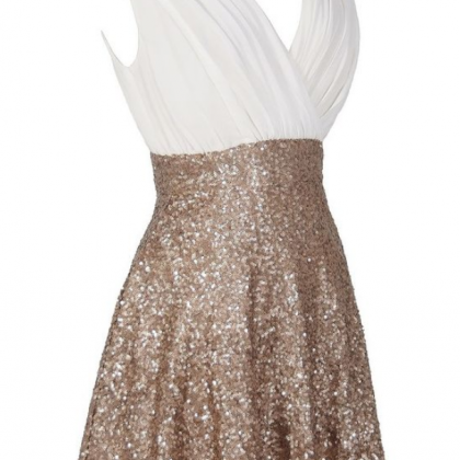 Sequins Prom Dress,short Homecoming Dress,fashion..