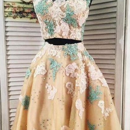 Tulle Long Prom Dress, Stylish Lace Prom..