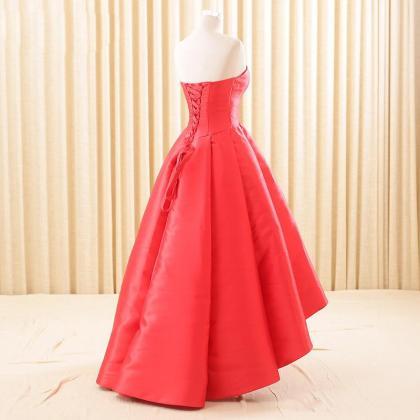 2022 Fall Satin Prom Dress Elegant Formal Gowns..