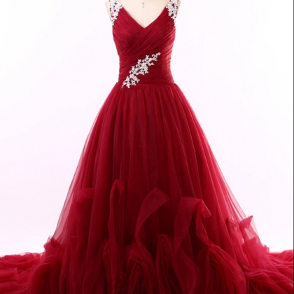 Red Prom Dresses , Unique Design Prom Dresses,..