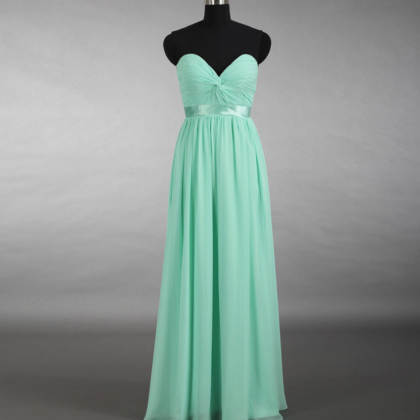 Chiffon Prom Dresses,mint Green Prom..