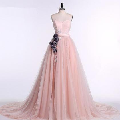 Pink, Uniqu Wedding Dresses Fashion Evening..