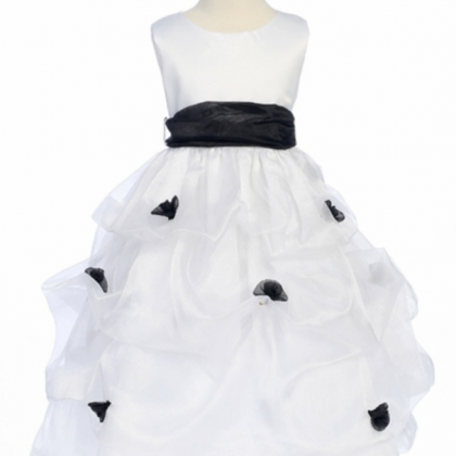 Marrylove Organza Girls Princess Skirt Dress White..