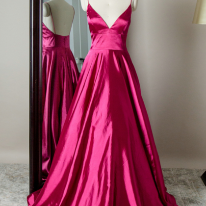 Prom Dresses Seller Simple Style Custom Soild..
