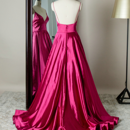 Prom Dresses Seller Simple Style Custom Soild..