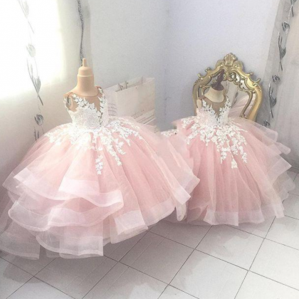 Girl Ball Gown Pageant Dresses For Wedding Party