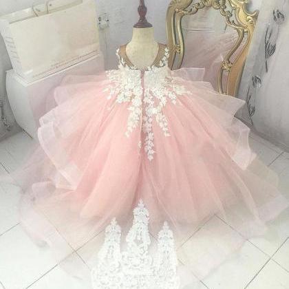 Girl Ball Gown Pageant Dresses For Wedding Party