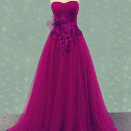 Sweetheart Prom Dress,tulle Prom Dress,a-line Prom..