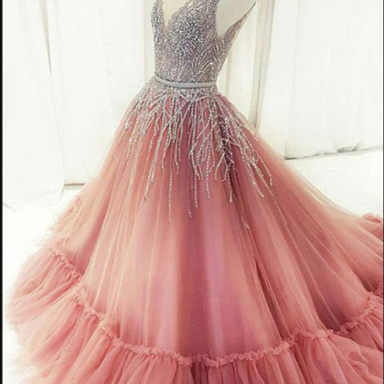 Stunning Sequins Long Customize Evening Dress,..