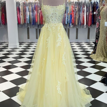 Prom Dresses Yellow Ball Gown,ball Gown Prom..