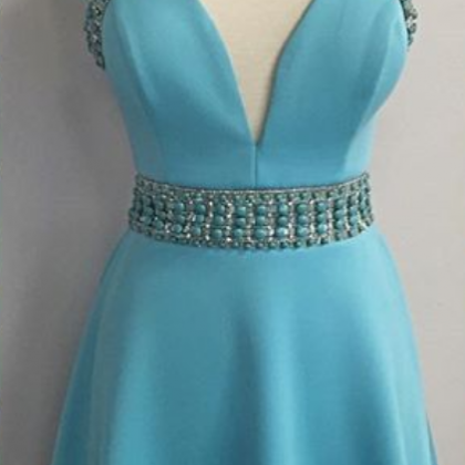 Charming Homecoming Dresses,turquoise Prom..