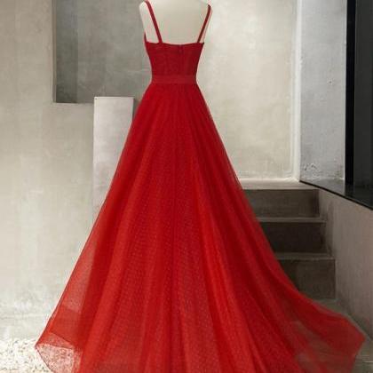 Prom Dresses,tulle Long Prom Dress, Tulle Evening..