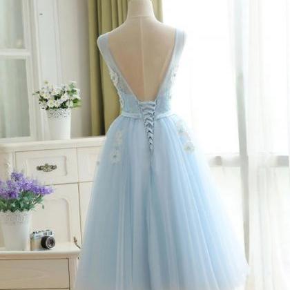 Homecoming Dresses,cute Lace Tulle Short Prom..