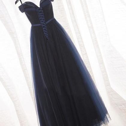 Prom Dresses,a Line Tulle Long Prom Dress, Evening..
