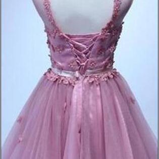 Charming Homecoming Dresses, Appliques Homecoming..