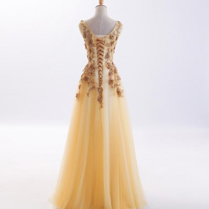 Prom Dresses,beautiful Tulle Long Formal Gowns,..