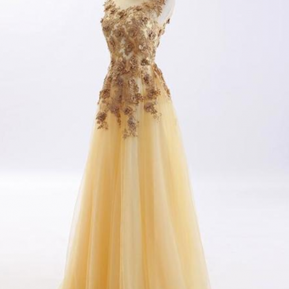 Prom Dresses,beautiful Tulle Long Formal Gowns,..