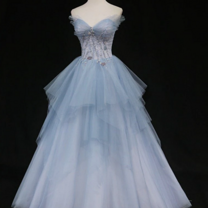 Prom Dresses,ombre Tulle Long Prom Dresses, Ombre..
