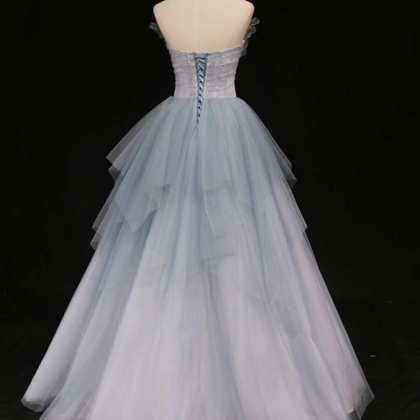 Prom Dresses,ombre Tulle Long Prom Dresses, Ombre..