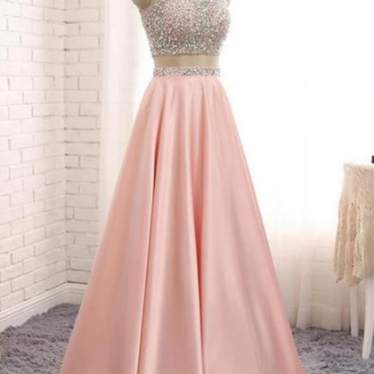 Prom Dresses,two Pieces Formal Dresses, Evening..
