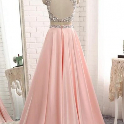 Prom Dresses,two Pieces Formal Dresses, Evening..