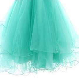 Vintage Sweetheart Tulle Short Prom Dress,cute..
