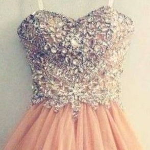 Tulle Short Homecoming Dress,prom..