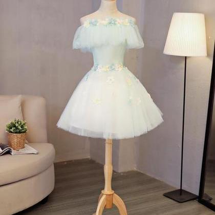 Beautiful Tulle Short Party Dress , Sweetheart..