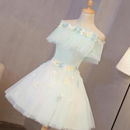 Beautiful Tulle Short Party Dress , Sweetheart..