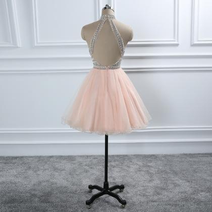 Crystal Beading Homecoming Dresses, European Sweet..
