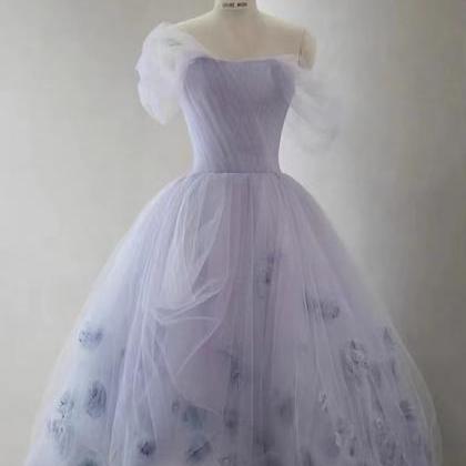 Strapless Party Dress,purple Birthday Dress,fairy..