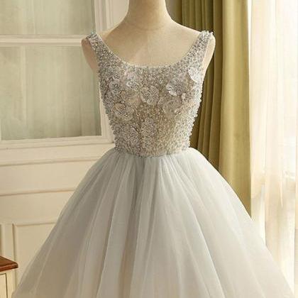 Charming Prom Dress,tulle Homecoming Dress,short..