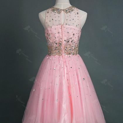 Charming Prom Dress, Tulle Prom Dress, Elegant..